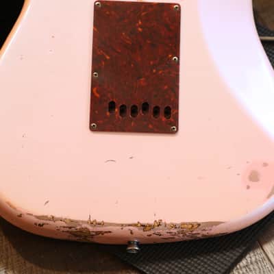 2026 LsL Instruments Saticoy Electric Guitar Metallic Pink on Sunburst Relic + OHSC image 16