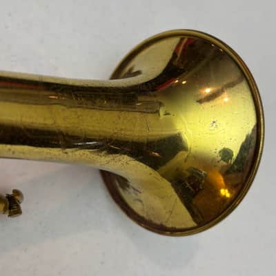 King HN White Cleveland Cornet Early 1950's - Lacquer image 9