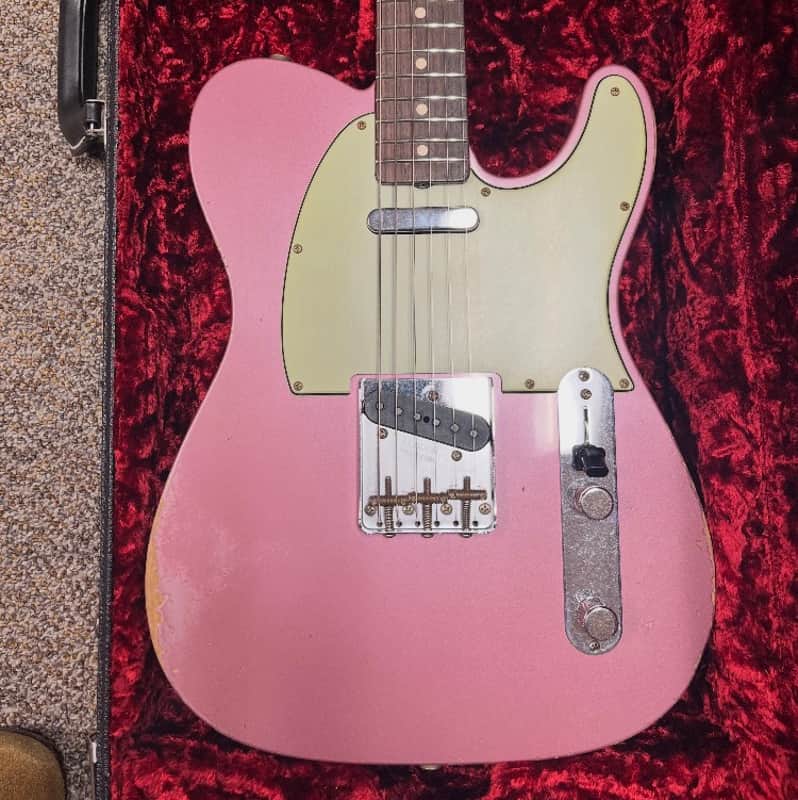 Fender Limited Edition, 1963 Telecaster relic 2026 - Burgundy mist metallic