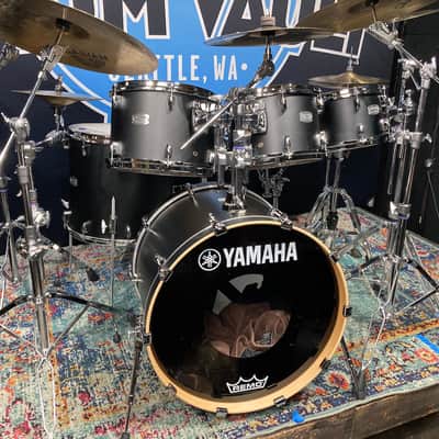 David Garibaldi’s Tower of Power, Yamaha Tour Custom 5-Piece Tour Drum Set Complete with Rack, Hardware and Cases. Authenticated! 2020 - Licorice Satin image 18
