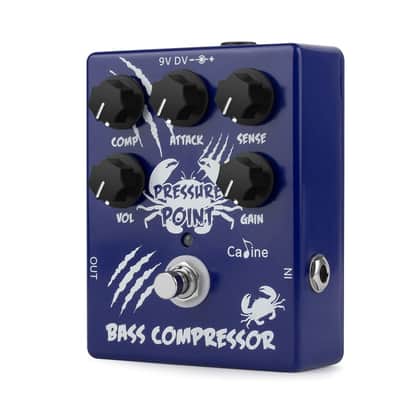 Caline CP-45 Pressure Point BASS Compressor True Bypass, FREE PICK + HOLDER+ FREE SHIP USA image 4