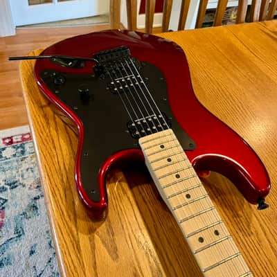 2013 Charvel Pro-Mod So-Cal Style 1 HH FR M Electric Guitar Maple Fingerboard Quarter Sawn Maple Neck Candy Apple Red Floyd Rose Seymour Duncan MIM Mexico Superstrat Super Low First Year Serial Number (CM000501) San Dimas image 17