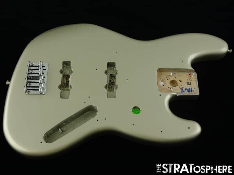 Fender Vintera 70s RI Jazz BASS BODY & HARDWARE, J Bass Parts Alder Inca Silver image 1
