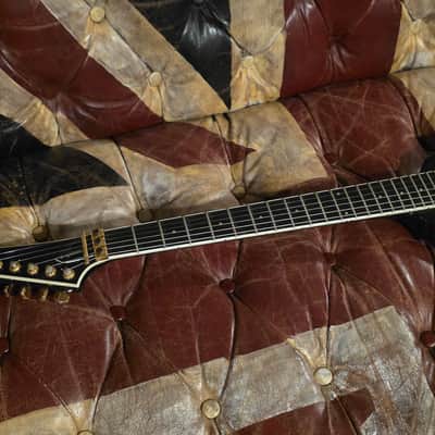 ESP Edwards SV Flying Arrow V MIJ Guitar - Gold Original Floyd Rose EMG image 22