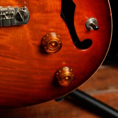 PRS McCarty Hollowbody Dark Cherry Sunburst Electric Guitar 1998 Pre-Owned image 8