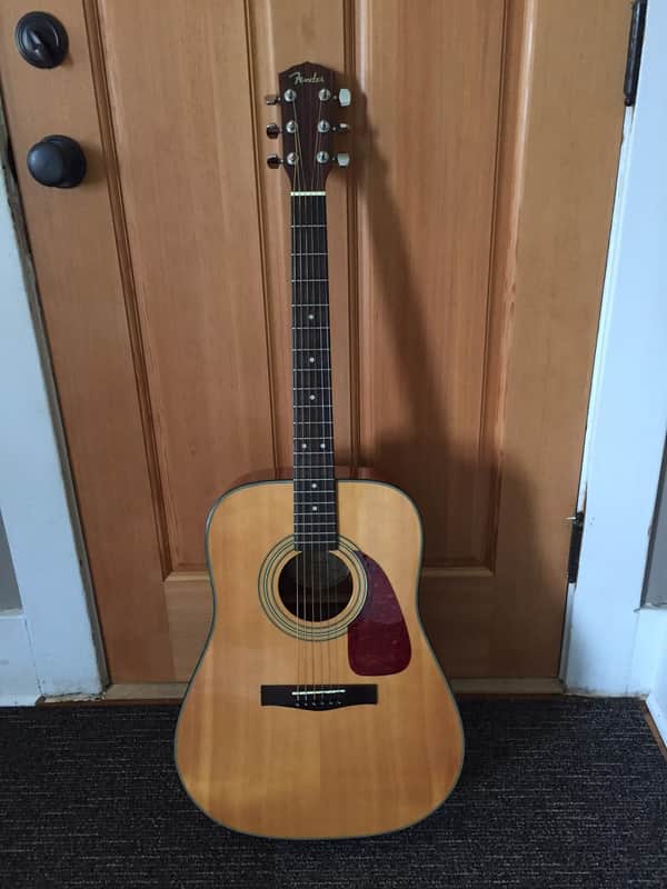 1997 Fender DG-20S Dreadnought Acoustic Guitar | Reverb