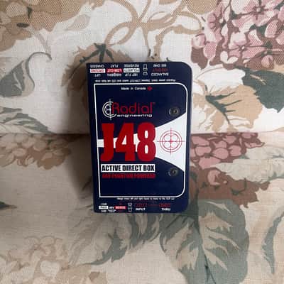 Radial J48 Active Direct Box 2010s - Blue image 1