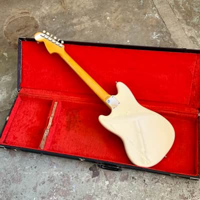 MIJ Fender MG66 Mustang 1995 - Olympic white original vintage fujigen Japan image 9