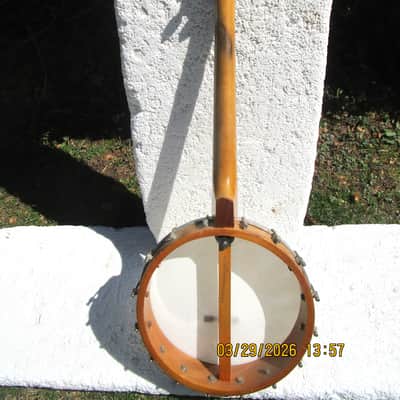 Vintage Tenor Banjo, 1920's, 10 3/4" Head, 17 Fret, Waverly Tailpiece, Clean image 2