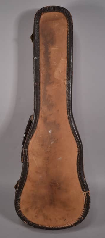 c. 1950's Geib Soprano Ukulele Soft Shell Case Brown image 1