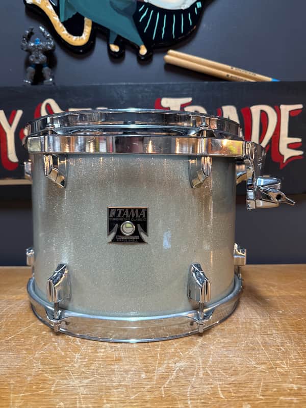 Tama Superstar Classic 12x9" Tom - Silver Sparkle image 1