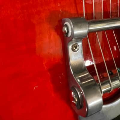 Eastman T486B-RD Thinline Archtop with Bigsby 2015, Red, near mint w/OHSC image 5
