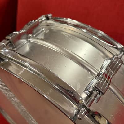 1969 Ludwig No. 404 Acrolite 5x14" Snare Drum with Keystone Badge image 17
