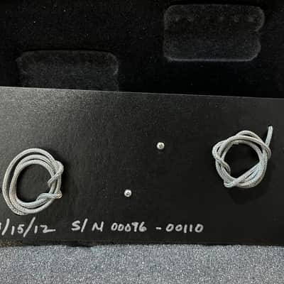 Seymour Duncan Zephyr Silver Humbucker Set 11109-03-B Black 2012 w/ Original Wood Box image 3