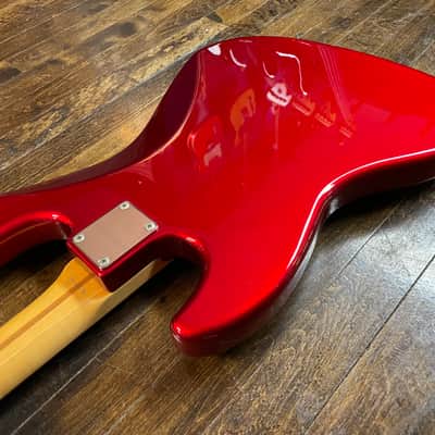 Fender Japan Jazz Bass Standard Electric Bass Candy Apple Red MIJ image 10