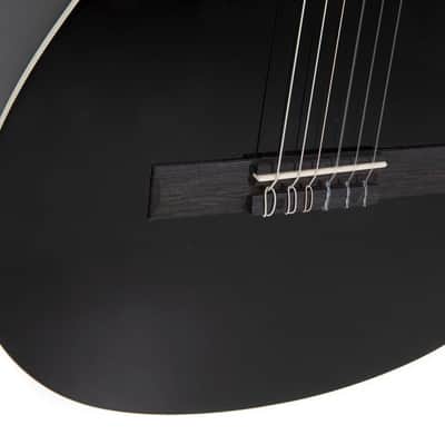 GEWA Basic 3/4-Size Classical Guitar Set - Black Finish w/ Gig Bag & Tuner image 5