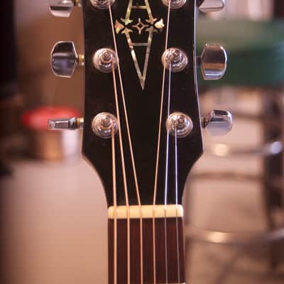Alvarez 5088C 1980's Black Acoustic Electric image 2