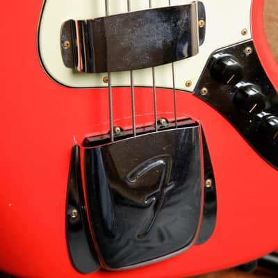 Fender Custom Shop LTD '64 Jazz Bass Journeyman Aged Fiesta Red Pre-Owned image 6