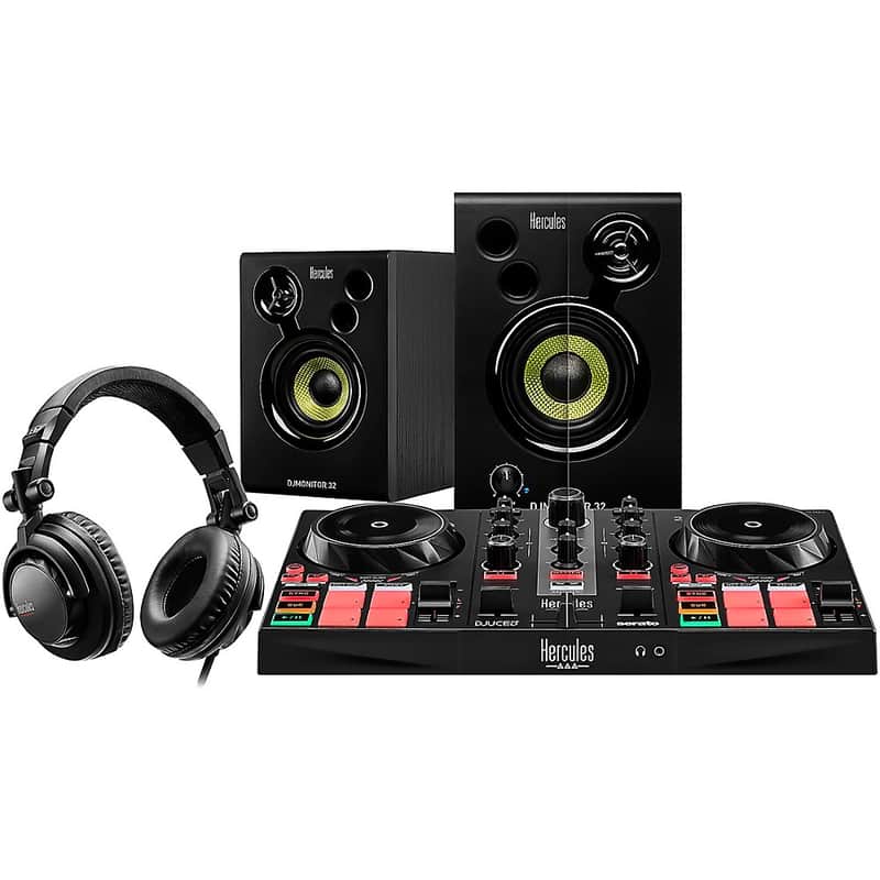 Hercules DJ Learning Kit MK II Regular Black image 1