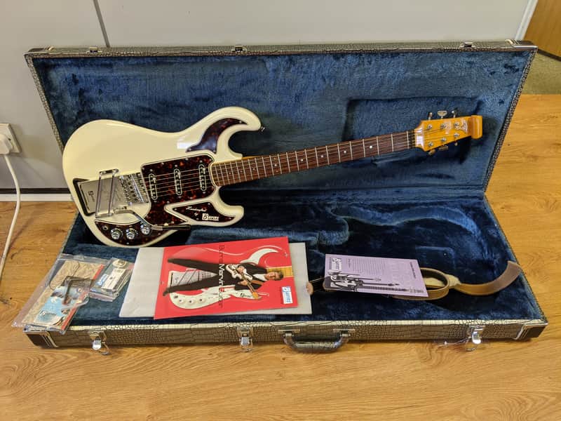Burns 'The Marvin' 1964 Reissue White Signature Electric Guitar image 1
