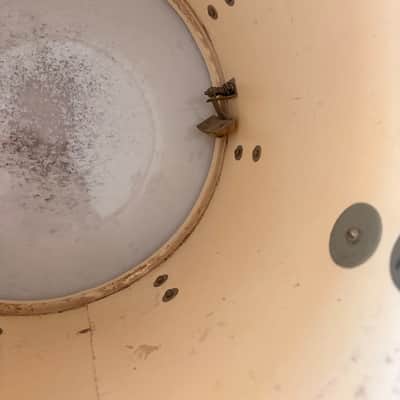 Vintage Ludwig Floor Tom 1966 - Champagne Sparkle 16 x 16 Keystone Badge image 17