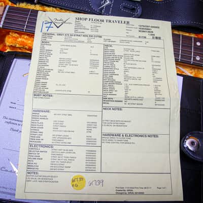 FENDER USA Custom Shop 59 Reissue Stratocaster NOS "Three Tone Burst + Rosewood" (2022) image 4