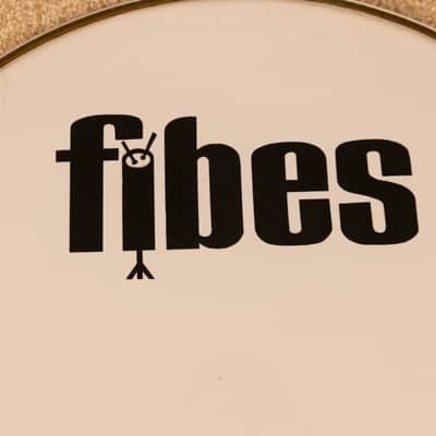 Vintage Fibes 18" Resonant Logo Bass Drum Head image 2