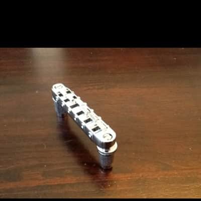 Gotoh Wide Tune-o-matic Bridge  Chrome image 2