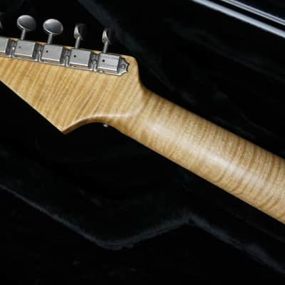 Luxxtone Guitars Choppa S in Aged Trans White with Floyd Rose & Flame Maple Neck image 11