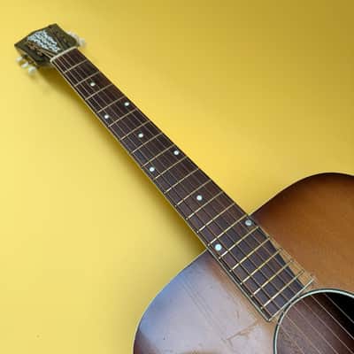 Vintage 1950's Old Craftsman (Kay K22) Sunburst Jumbo Acoustic Guitar image 8