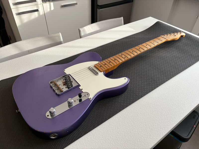 Fender Road Worn FSR 50s Tele MN with Twisted Tele and Nocaster pickups 2022 - Faded Metallic Purple