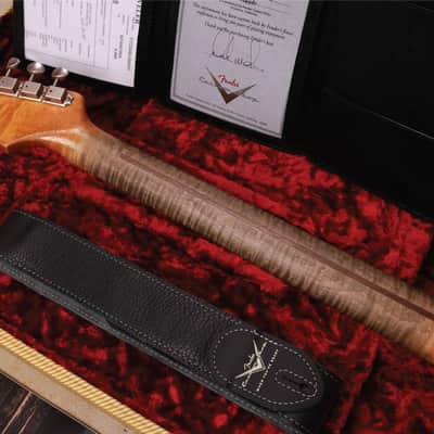 Fender Custom Shop Masterbuilt 1958 Stratocaster Heavy Relic 2020 - Heavily Aged Pale Sonic Blue Over Choc Faded 3-Tone Sunburst (Heavy Relic) image 11