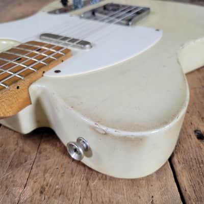 Danocaster Single Cut V Neck 2013 - White Blonde image 20