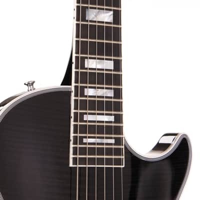 Gibson Custom Shop Les Paul Axcess Custom Made 2 Measure Trans Black Torrified Maple Top 2026 image 4