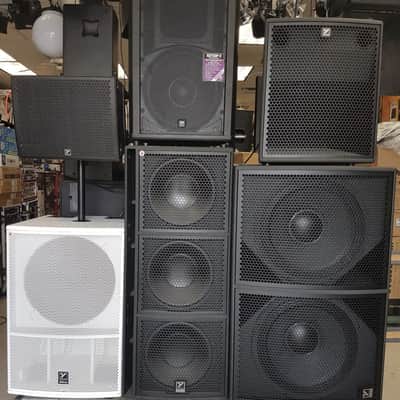 Yorkville ES18P White Active Elite 18" Powered Subwoofer 3200W Amplified DJ Sub image 2