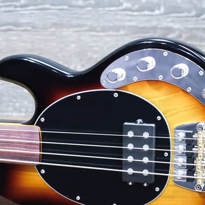 Ernie Ball Music Man Pino Palladino StingRay Bass 79 Burst Fretless Electric Bass w/Case image 4