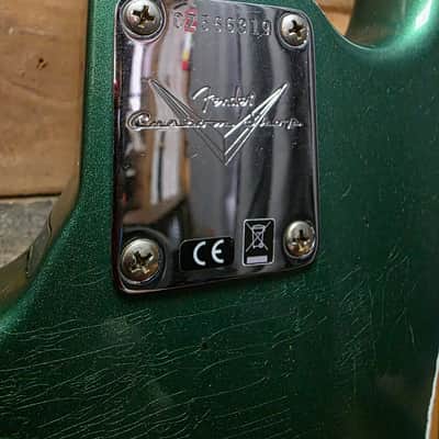 2023 Fender Custom Shop Jazz Bass B2 '62 RELIC (Pre-Owned) - Aged Sherwood Green w/ Hard Case image 13