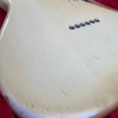 1973 Fender Stratocaster Hardtail with 3-Bolt Neck, Rosewood Fretboard 1971 - 1977 - Olympic White image 4
