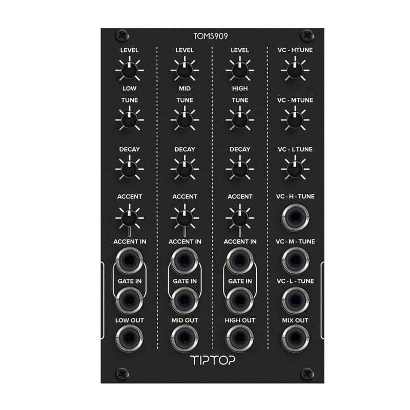 TIPTOP AUDIO TOMS909 BLACK : BRAND NEW :  [DETROIT MODULAR] image 1