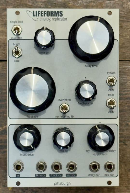 Pittsburgh Modular Lifeforms Analog Replicator Delay Module 2010s - Silver image 1