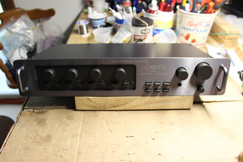 Restored Carver  C-1 Pre-Amplifier (4)