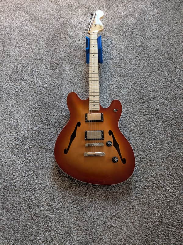 Squier Affinity Starcaster Deluxe 2024 - Present - Sienna Sunburst image 1