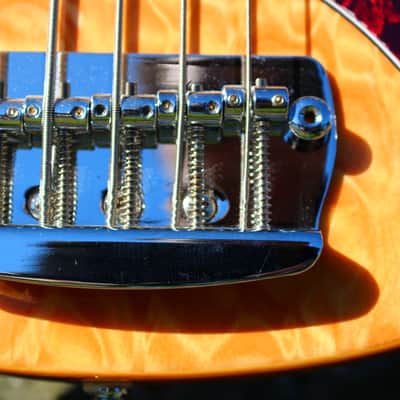 OLP Tony Levin Signature 5-String Bass  Flamed Natural image 4