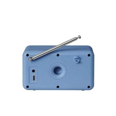 Crosley CR1121A-EB Cooper Retro Portable Bluetooth Speaker, Elemental Blue image 3