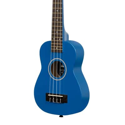 Kala Blue Ink Ukadelic Soprano Ukulele with Bag - UK-BLUEINK Uke image 2