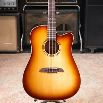 Alvarez Masterworks MD60ce Dreadnought Acoustic/Electric Guitar - Shadowburst with Hardshell Case image 3