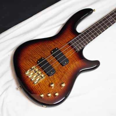 DEAN Edge PRO 4-string BASS guitar NEW Tiger Eye - Active - Neck-through - B imagen 2