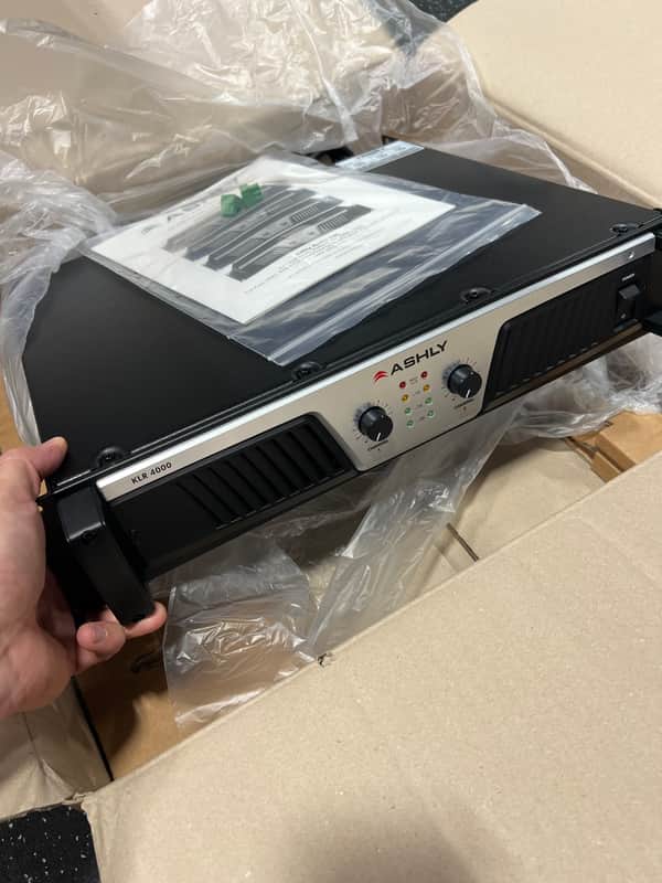 Ashly KLR-4000 2-Channel Power Amplifier 2010 - 2020 - Black / Silver image 1