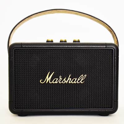 Marshall Kilburn II Portable Bluetooth Speaker- Black & Brass image 1
