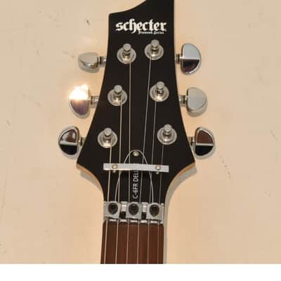 Schecter C-6 FR Deluxe Electric Guitar Satin Black B-Stock 4472 imagen 4